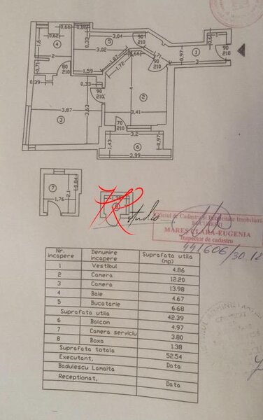 Armeneasca, Mosilor, vanzare apartament 2 camere cu centrala.